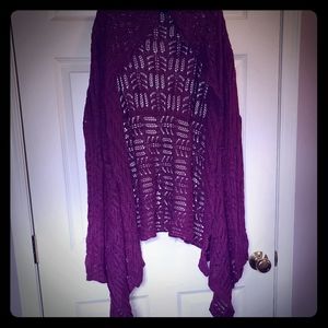 Knit duster cardigan